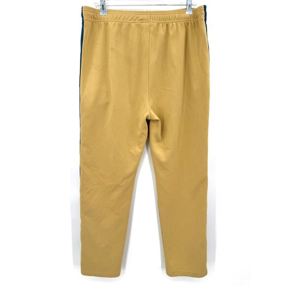 STUSSY Poly Track Pants Tan with Blue Logo Stripe Joggers Size L Large - Picture 4 of 8